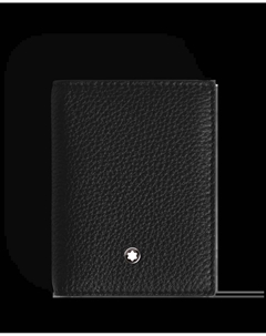 Визитница унисекс из черной кожи, черный Montblanc