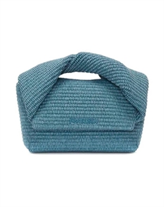Сумка модели из рафии с витой ручкой, синий Jw anderson
