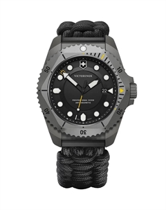 Dive pro V2419931 мужские часы с резиновым и черным ремешком, черный Victorinox