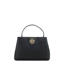 Сумка-портфель Britten Small Black Pebble Leather Crossbody Tory burch