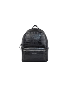 Рюкзак Cooper из тисненой кожи под крокодила (черный) Michael kors