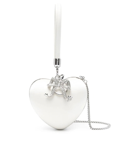 Сумка-клатч Heart, белый Self-portrait