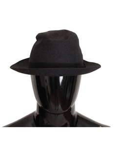 Элегантная фетровая шляпа из серой шерсти Dolce&gabbana