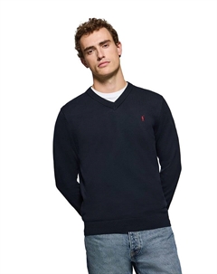 Пуловер, темно-синий Polo club