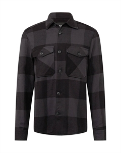 Клетчатая рубашка Regular fit Button Up Shirt Milo, ночной синий Only & sons