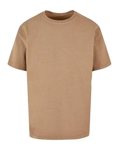 Футболка "Мужская футболка большого размера K HOPE, вымытая кислотой", бежевый Merchcode