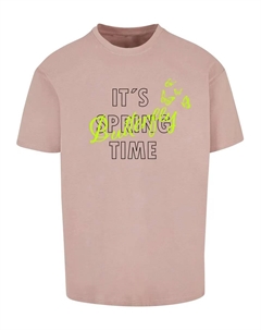 Футболка "Мужская футболка большого размера "Its Spring Time", цвет Duskrose Merchcode