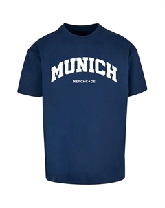 Футболка " Men's Munich Wording - Heavy Oversize Tee", синий Merchcode
