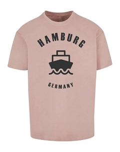 Футболка "Мужская футболка Hamburg Heavy Oversize-BY102", цвет Duskrose Merchcode