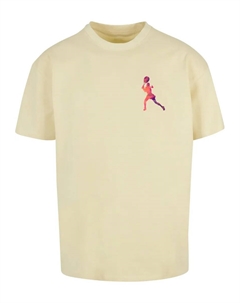 Футболка " Мужская теннисная футболка с женским силуэтом – футболка большого размера ", желтый Merchcode