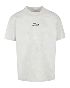 Футболка "Мужская футболка большого размера с цветочным принтом " ", серый Merchcode