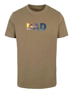 Футболка "Мужская футболка For The Best Dad с круглым вырезом", оливковый Merchcode