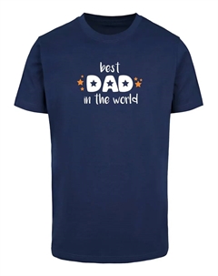 Футболка "Мужская футболка "День отца - лучший папа в мире", синий Merchcode