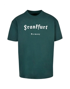 Футболка "Мужская футболка Frankfurt X Heavy Oversize-BY102", зеленый Merchcode
