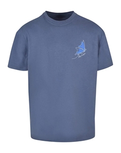 Футболка "Мужская футболка Fly High Heavy Oversize", синий Merchcode