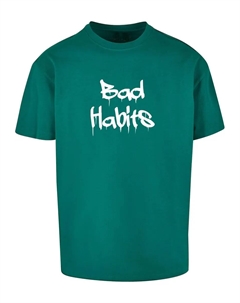 Футболка "Мужская футболка Bad Habits Heavy Oversize", зеленый Merchcode