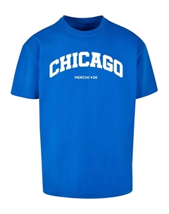 Футболка " Men's Chicago Wording - Heavy Oversize Tee", синий Merchcode