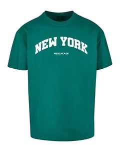 Футболка " Men's New York Wording - Heavy Oversize Tee", зеленый Merchcode