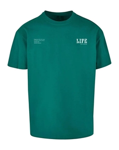 Футболка "Мужская футболка большого размера Life Heavy", зеленый Merchcode