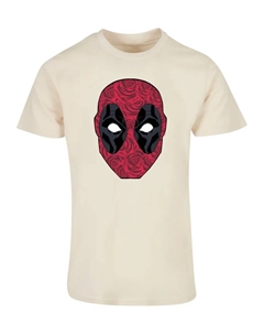 Футболка "Мужская футболка Deadpool - Head Of Roses", цвет Sand Absolute cult