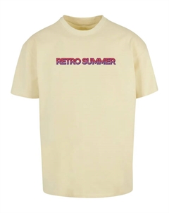 Футболка "Мужская летняя футболка Heavy Oversize в стиле ретро", желтый Merchcode