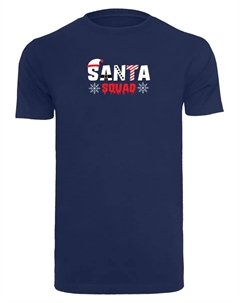 Футболка "Мужская футболка Santa Squad с круглым вырезом", синий Merchcode