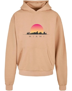 Толстовка с капюшоном " Men's Miami Ultra Heavy Hoody", бежевый Merchcode