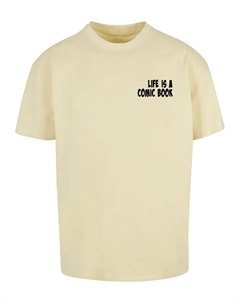 Футболка "Мужская футболка с комиксами Heavy Oversized ", желтый Merchcode