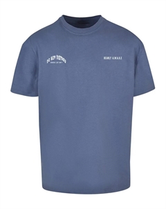 Футболка "Мужская футболка большого размера Barely Awake Heavy Oversize", синий Merchcode