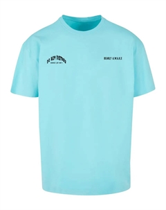 Футболка "Мужская футболка большого размера Barely Awake Heavy Oversize", синий Merchcode