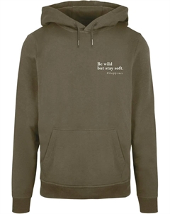 Толстовка с капюшоном " Men's Happines Basic Hoody", оливковый Merchcode