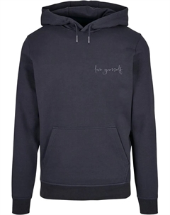 Толстовка с капюшоном " Men's Love Yourself Basic Hoody", цвет морской волны Merchcode