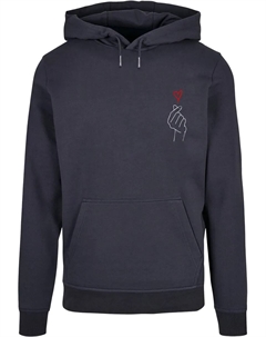 Толстовка с капюшоном " Men's K Heart Basic Hoody", цвет морской волны Merchcode