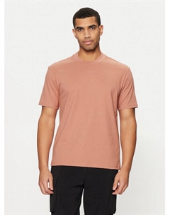 Футболка свободного кроя, розовый Hugo