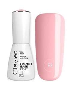 УФ-лак для ногтей на резиновой основе для маникюра и педикюра, 10 мл, конфеты Clavier