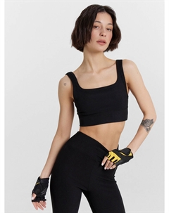 Топ женский спортивный черный Mark formelle