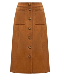 Замшевая юбка Akhmadullina