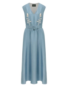 Платье из шерсти и шелка Akhmadullina