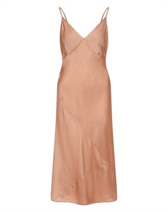 Атласное платье Dries van noten