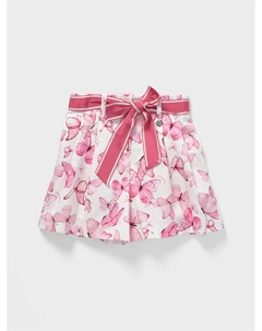 Шорты с принтом "бабочки" Monnalisa