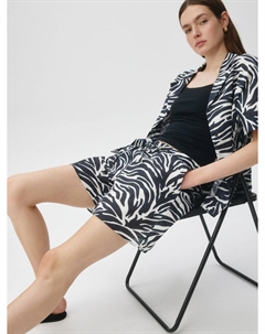 Пляжные шорты из хлопка и льна Sela