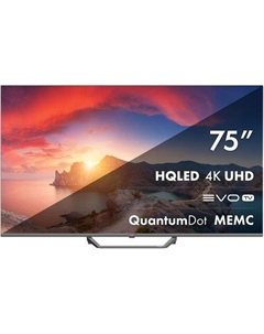 75" Телевизор HAIER Smart TV S2 Pro QLED, 4K Ultra HD, черный, СМАРТ ТВ, Android TV Haier