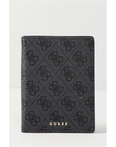 Обложка для документов с принтом из монограмм Guess