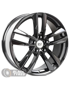 Литой диск R128 7.5x18/5x108 D63.4 ET45, Черные Rst