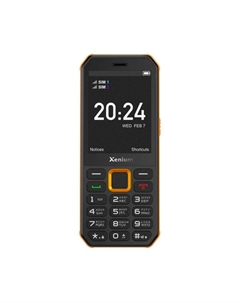 Телефон Philips Xenium X300 Black Orange