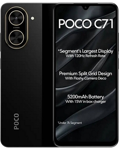 Смартфон Xiaomi Poco C71 3/64Gb RU Power Black