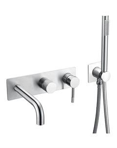Встраиваемый смеситель для ванны и душа Uno 464-3-CR хром Boheme