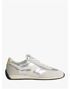 Тонкие кроссовки для бегунов в стиле ретро, серебряный Rag & bone