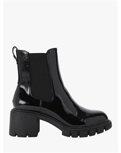 Настоящие лакированные ботильоны на блочном каблуке, черный Kg kurt geiger