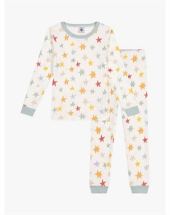 Детская пижама со звездным принтом, цвет Marshmallow Petit bateau